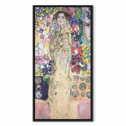 Leinwandbild - Gustav Klimt – Portrait of Maria Munk