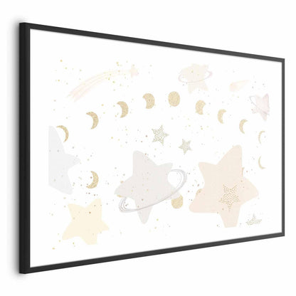 Poster - Moon and Stars Artgeist