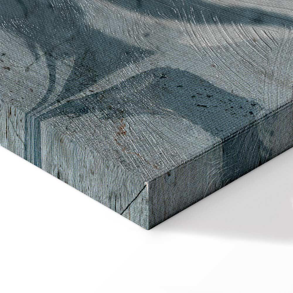 Leinwandbild - Marbled Reflection (1 Part) Wide