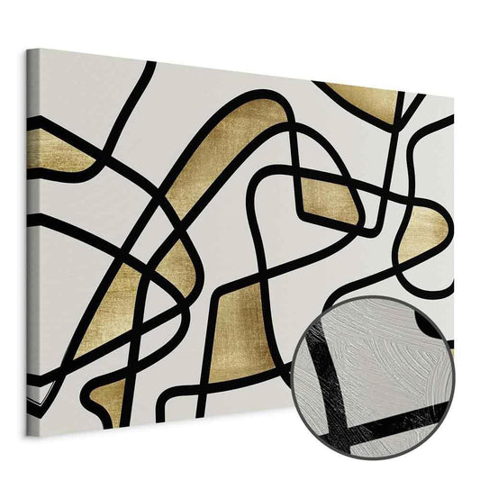 Leinwandbild - Golden Spiral (1 Part) Wide