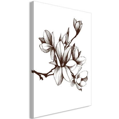 Leinwandbild - Renaissance Magnolias (1 Part) Vertical Artgeist