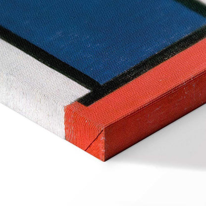 Leinwandbild - Piet Mondrian – Composition with red, yellow blue and black
