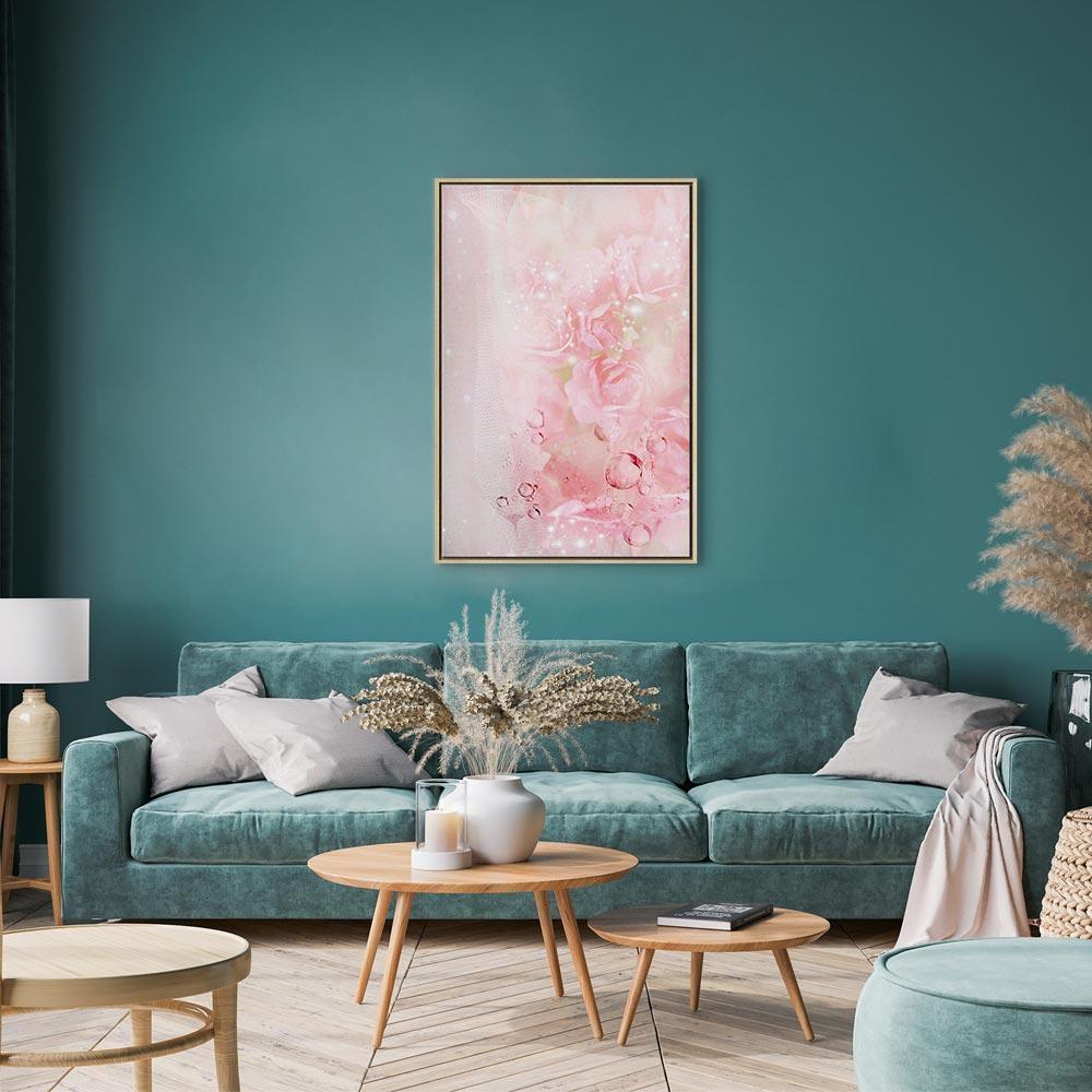 Leinwandbild - Pink Nature (1 Part) Vertical