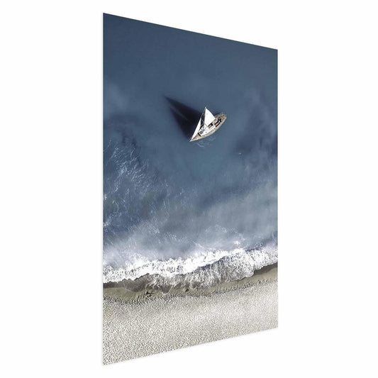 Poster - Yacht on the Sea Artgeist