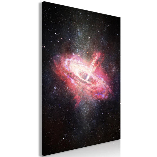 Leinwandbild - Lonely Galaxy (1 Part) Vertical Artgeist