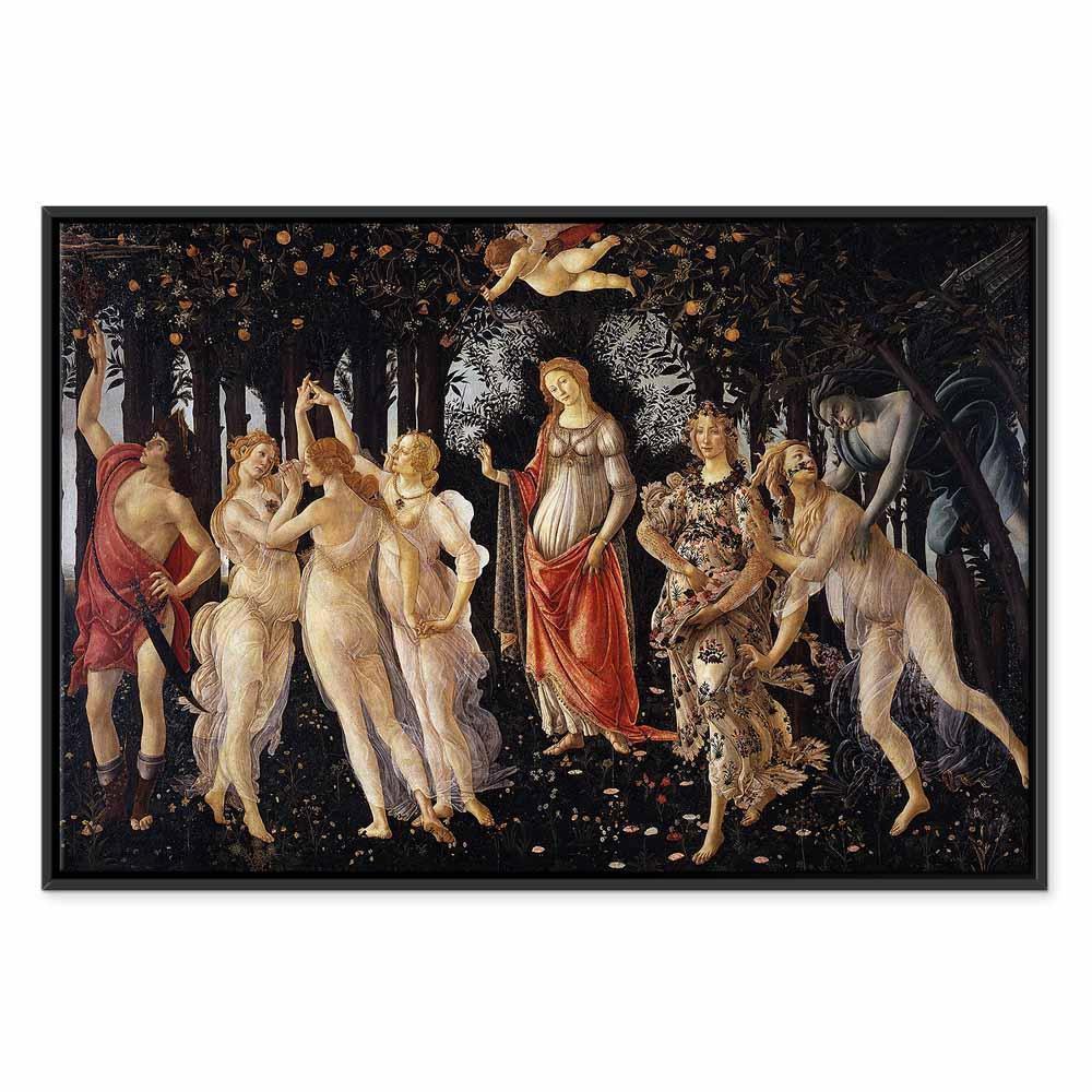Leinwandbild - Sandro Botticelli – Primavera