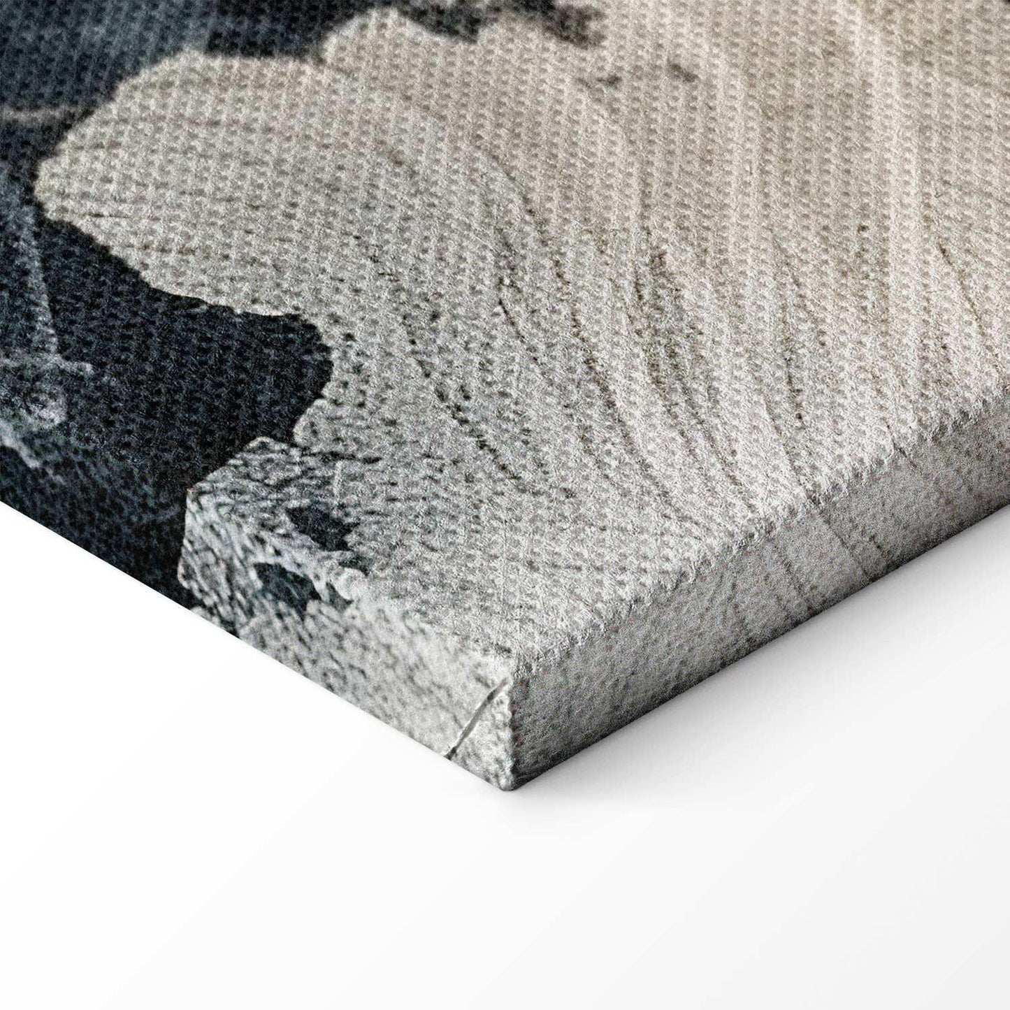 Leinwandbild - Herons and cherry blossoms - oriental-style illustration depicting birds