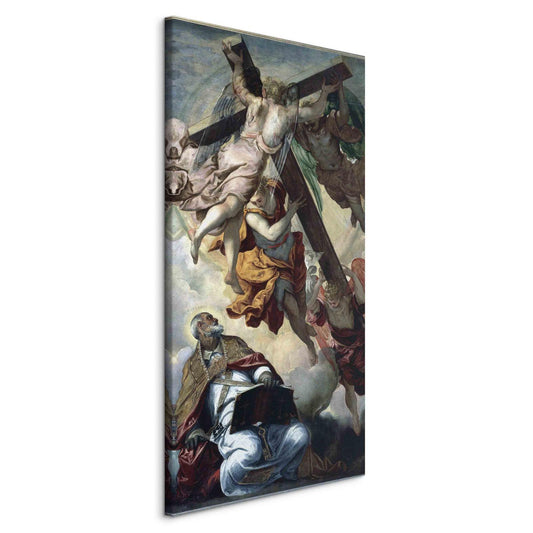 Leinwandbild - Apparition of the Cross to St Peter (Tintoretto ) Artgeist