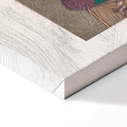 Leinwandbild - Woodcut (1 Part) Vertical