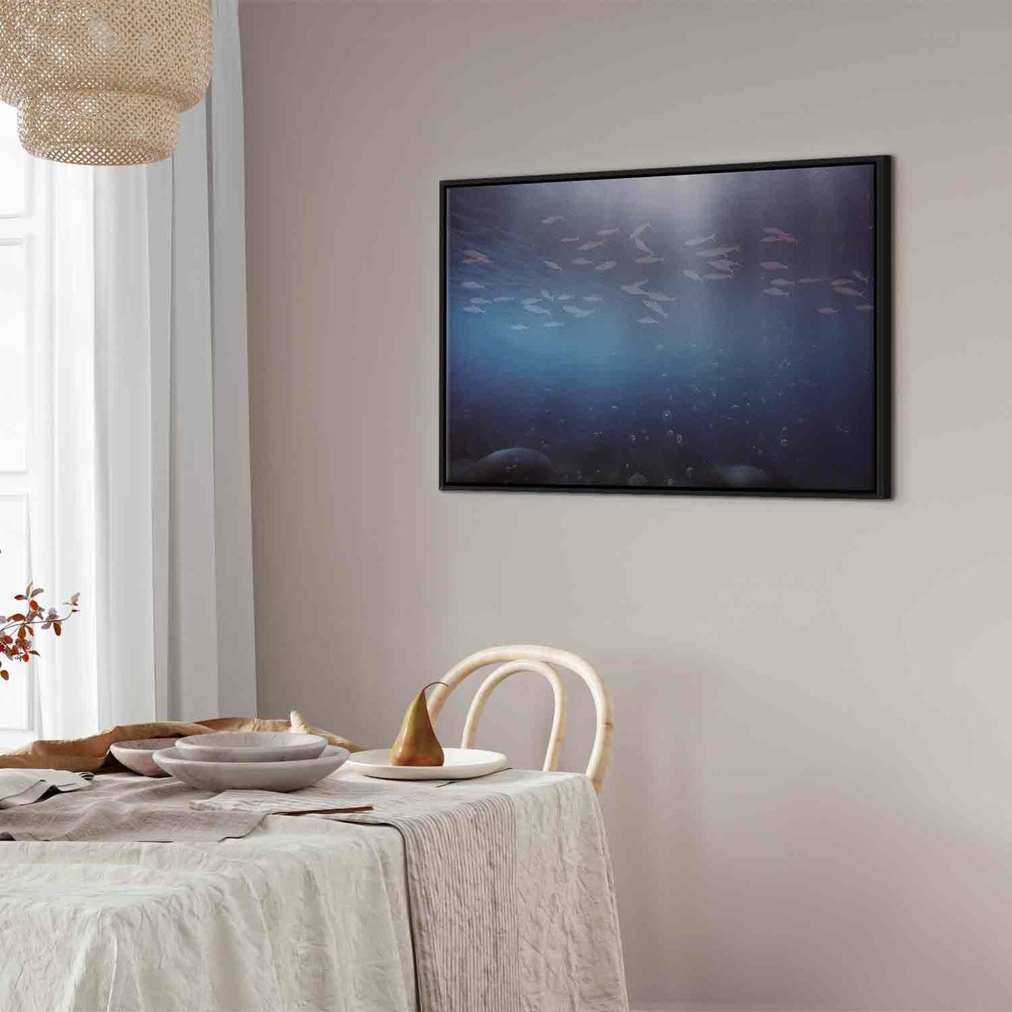 Leinwandbild - Fish in the depths