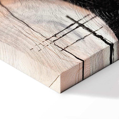 Leinwandbild - Art of Shapes (1-part) - Hand-Painted Abstract Artwork