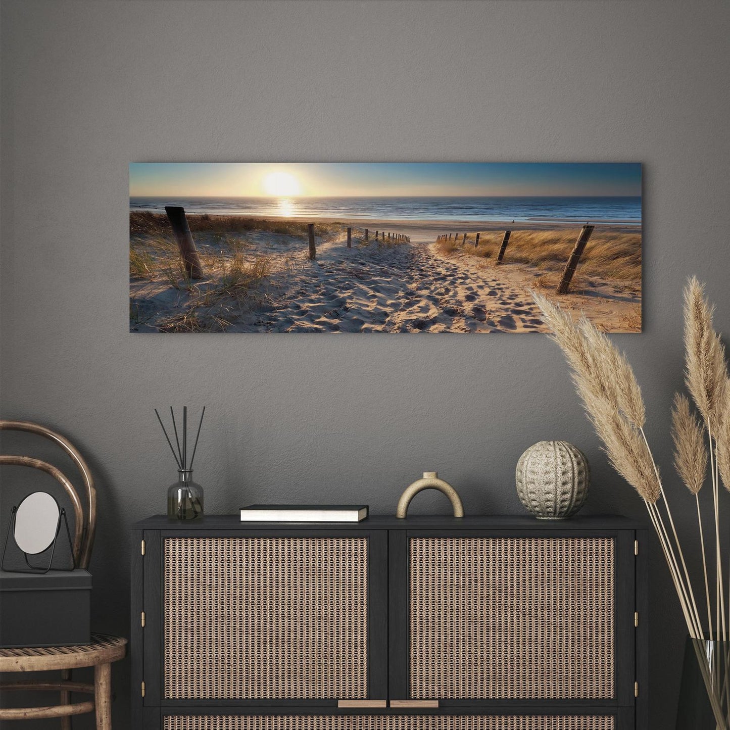Leinwandbild - Sunset Path