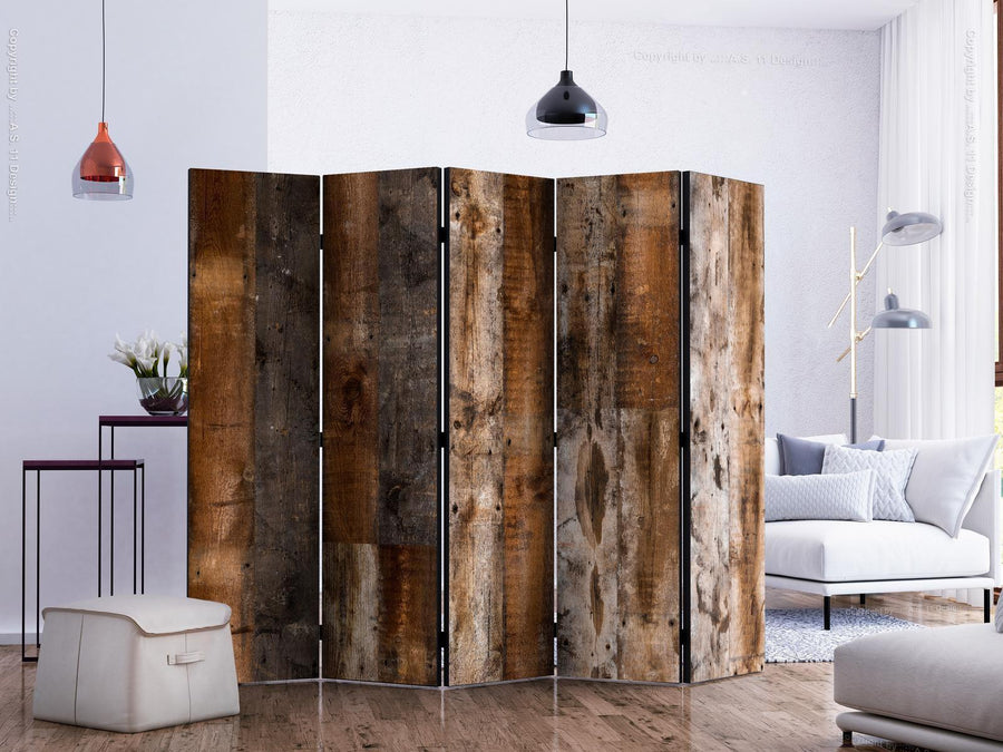 Paravent - Antique Wood II Artgeist