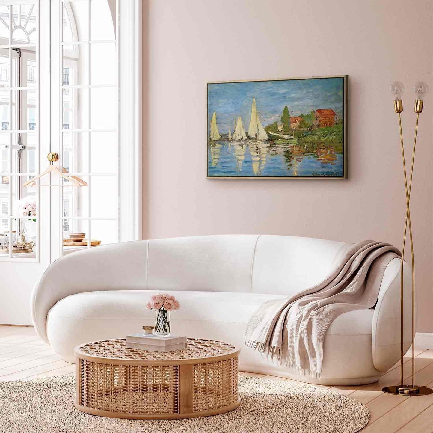 Leinwandbild - Claude Monet – Regattas at Argenteuil