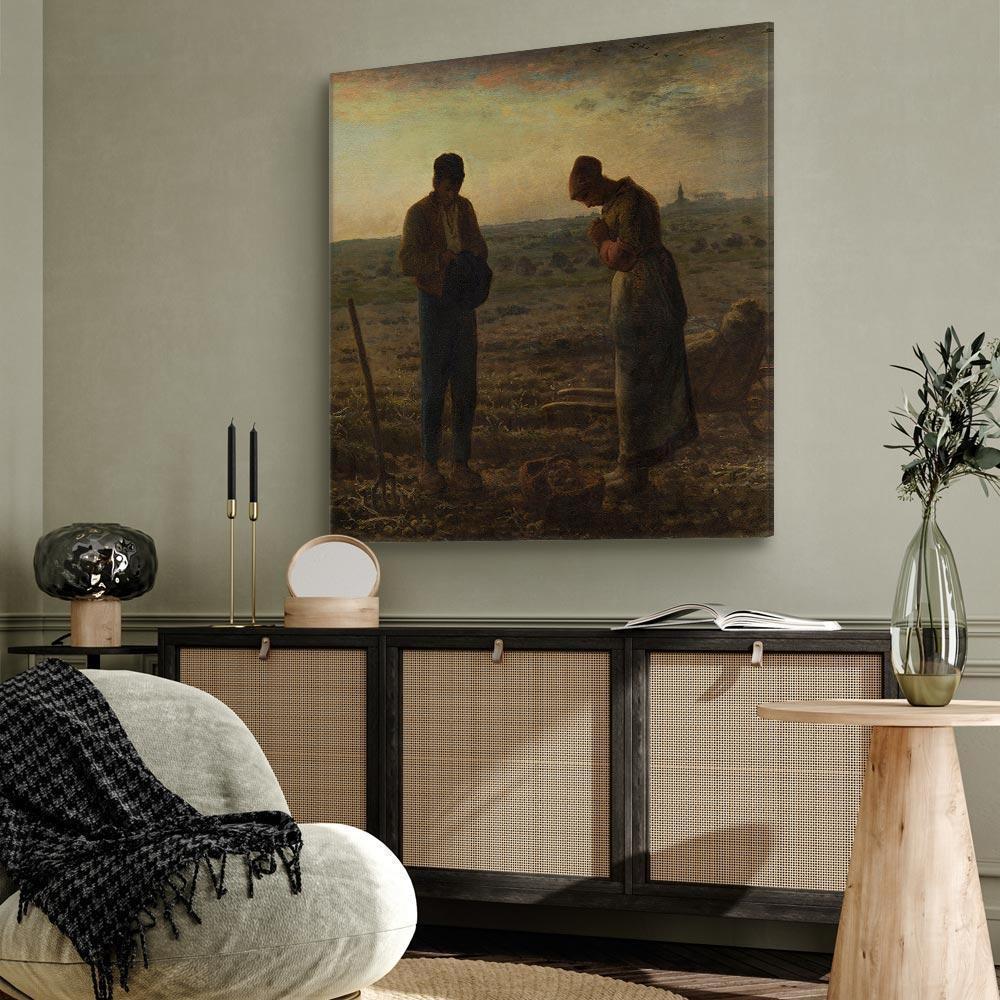 Leinwandbild - Jean-François Millet – The Angelus