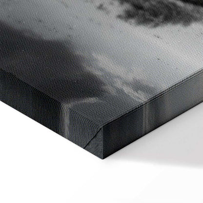 Leinwandbild - Sun Over Clouds (1-part) - Sky Reflection in Water Field