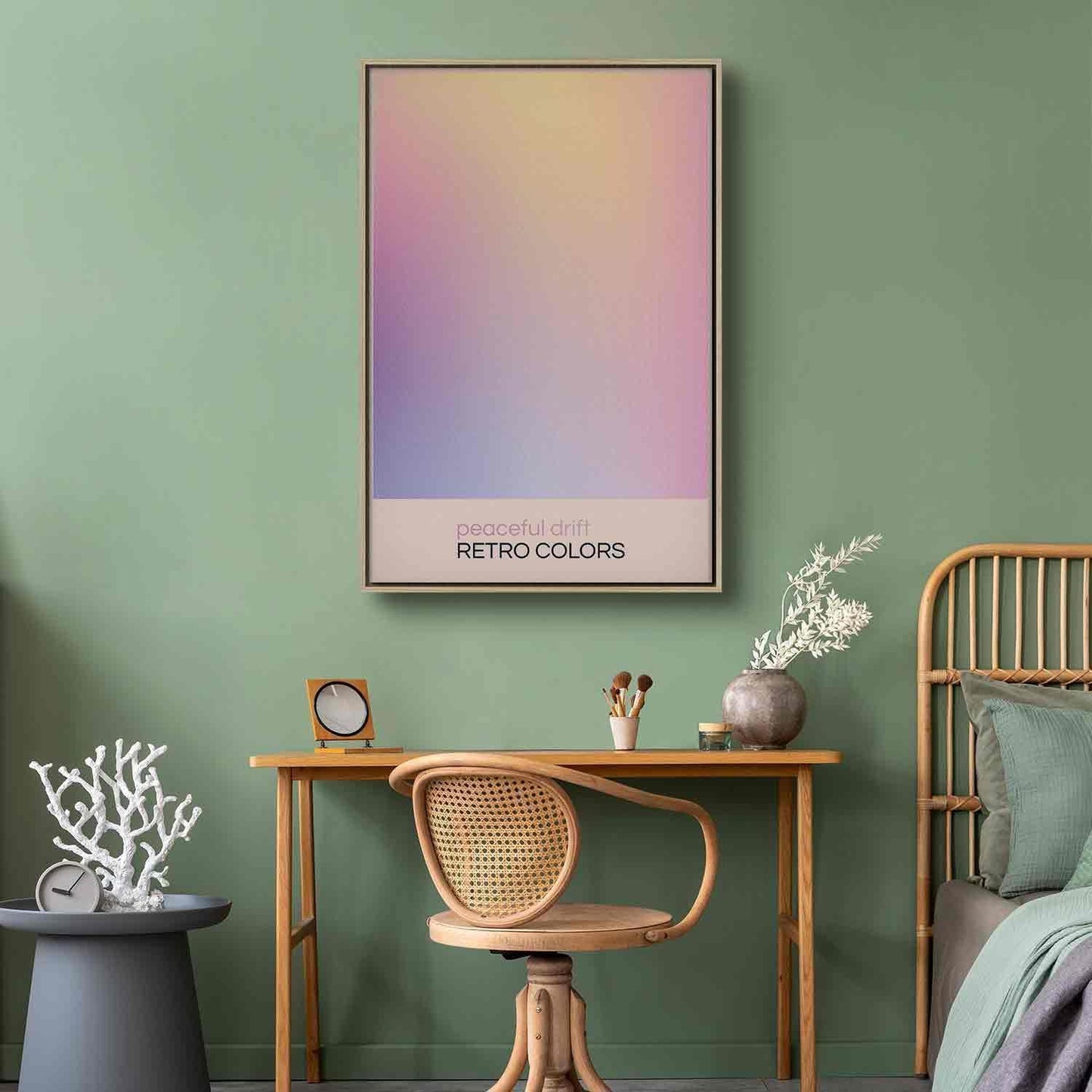Leinwandbild - Peaceful Drift - Delicate Pastel Shades Creating a Harmonious Whole Artgeist