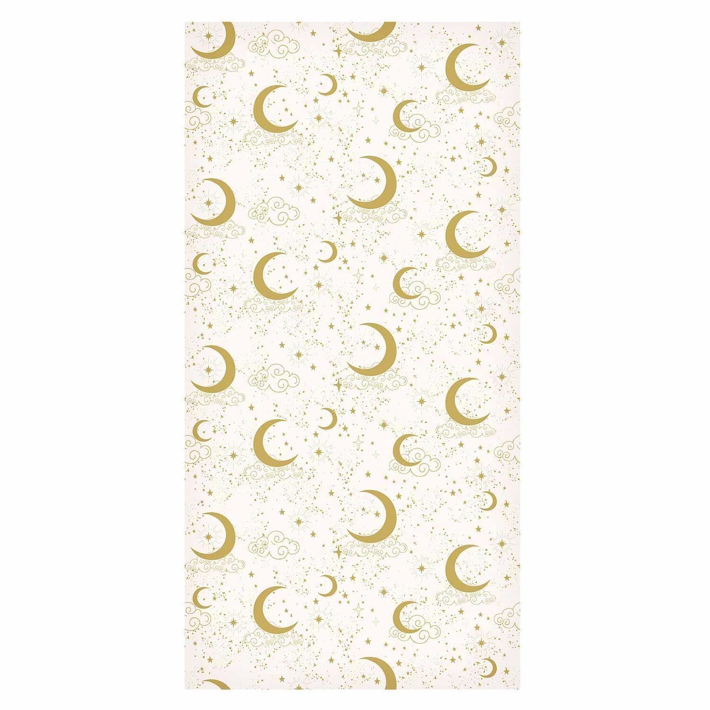 Tapete - Moonlit Nights - Delicate Moons and Clouds in a Warm Tone