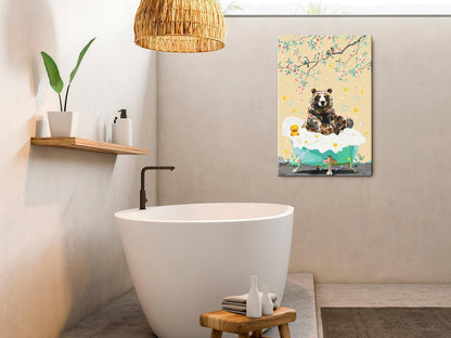 Malen nach Zahlen - Bathing Bear