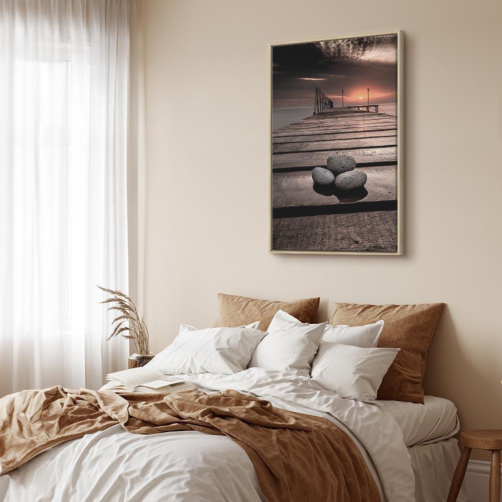 Leinwandbild - September Sunset (1 Part) Vertical