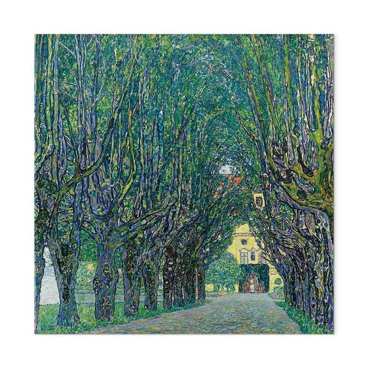 Leinwandbild - Gustav Klimt – Avenue in the Park of Schloss Kammer