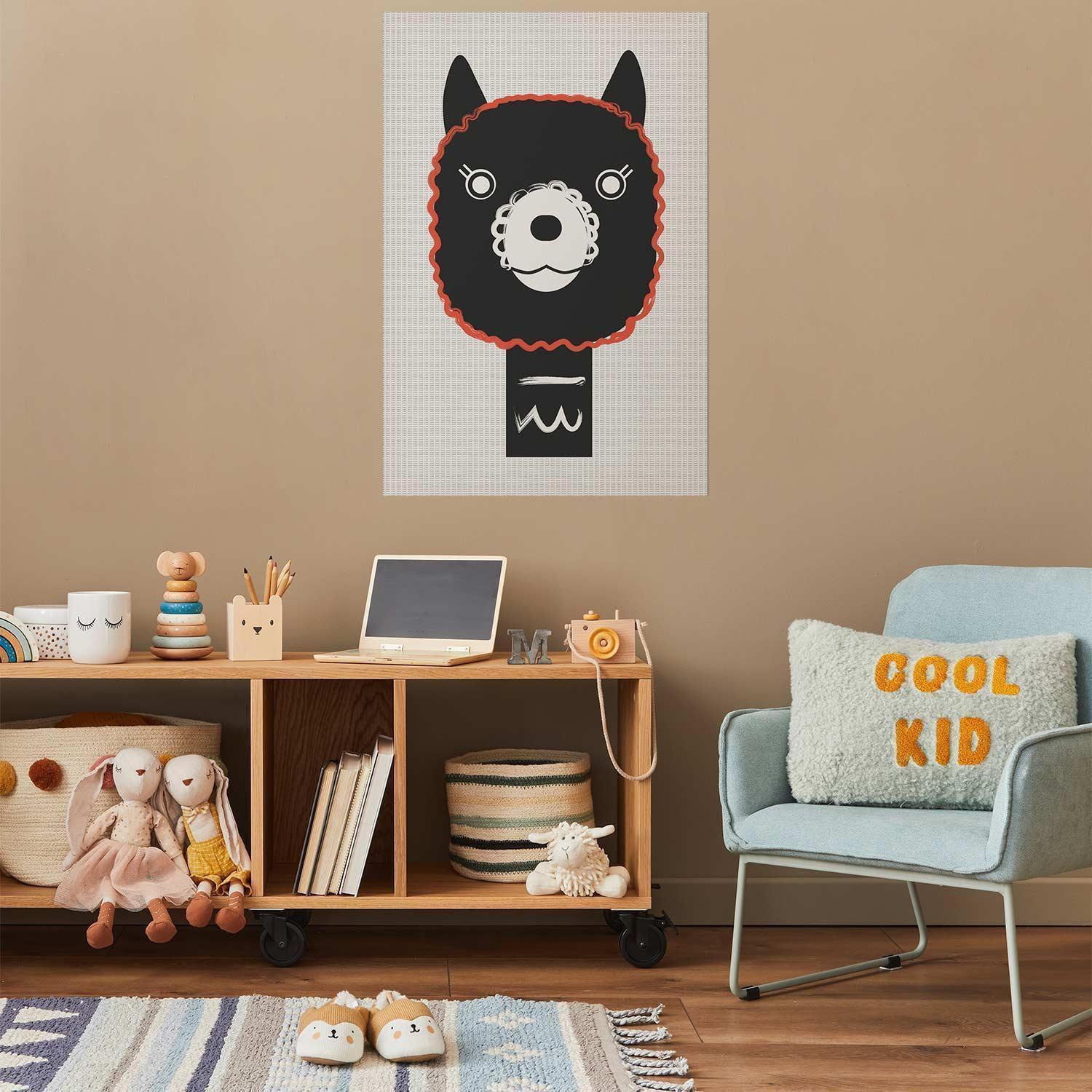 Poster - Decorative Alpaca Artgeist