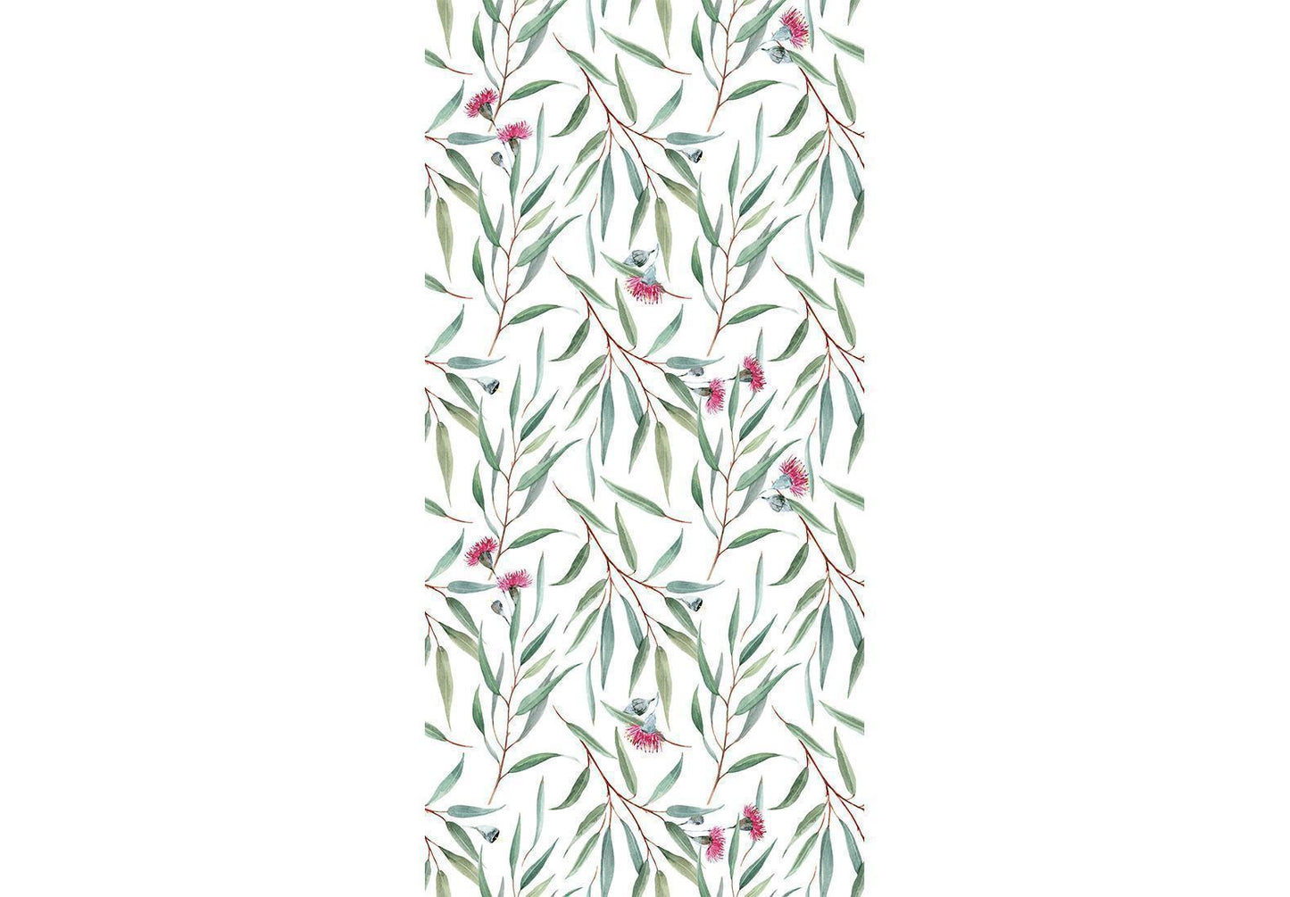 Tapete „Rosa Blütenknospen“ – Romantisches Blumendesign für dein Zuhause