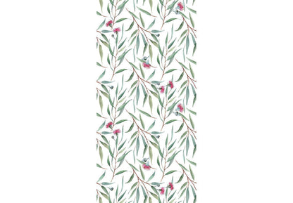 Tapete „Rosa Blütenknospen“ – Romantisches Blumendesign für dein Zuhause