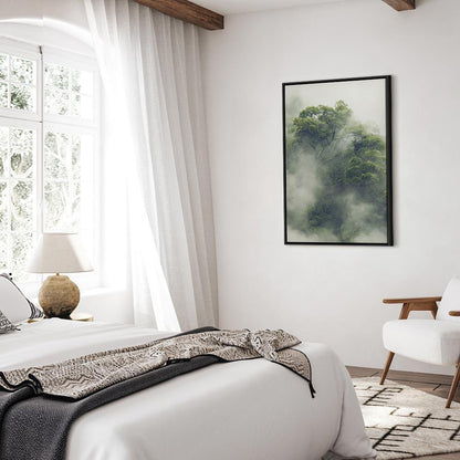 Leinwandbild - Foggy Amazon (1 Part) Vertical