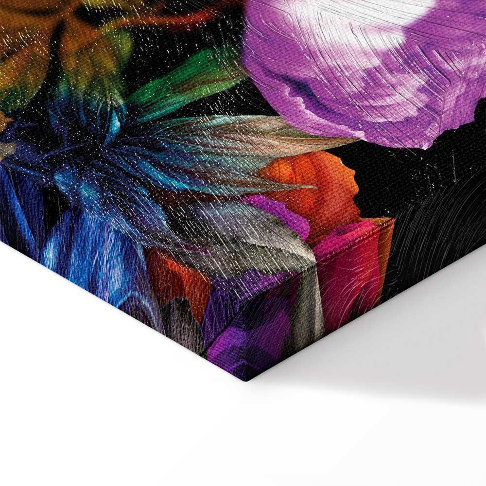 Leinwandbild - Nature in Summer Hues (1-part) - Flower Garden of Inspiration