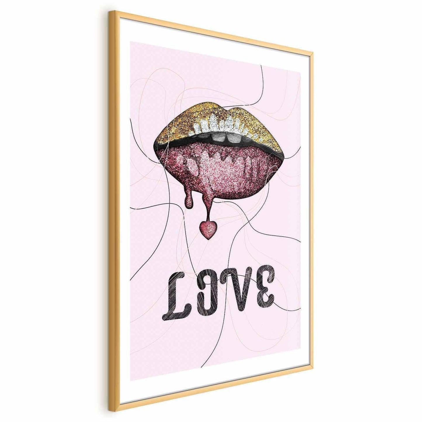 Poster - Fluid Lips Artgeist
