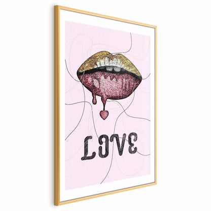 Poster - Fluid Lips Artgeist