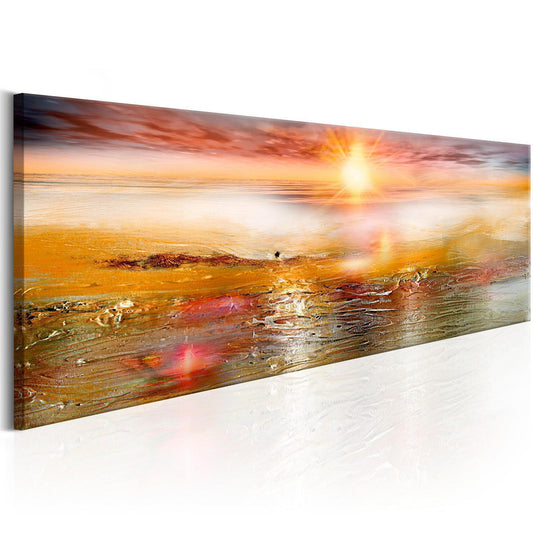 Leinwandbild - Orange Sea Artgeist