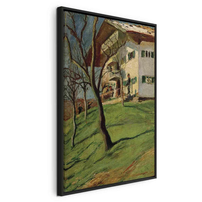 Leinwandbild - Unser Häuschen in Tegernsee (August Macke) Artgeist
