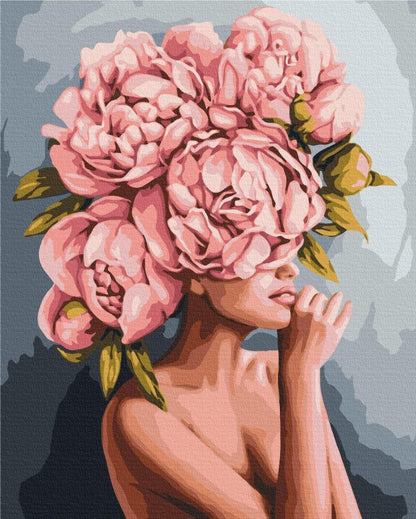 Malen nach Zahlen - Queen of peonies