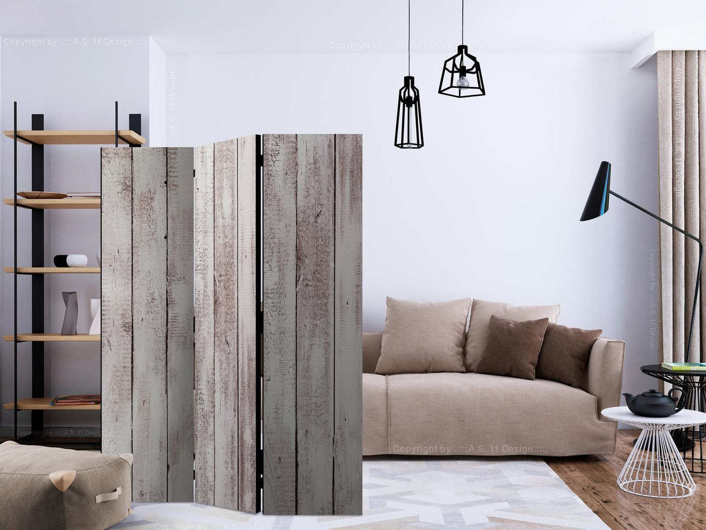 Paravent - Exquisite Wood Artgeist