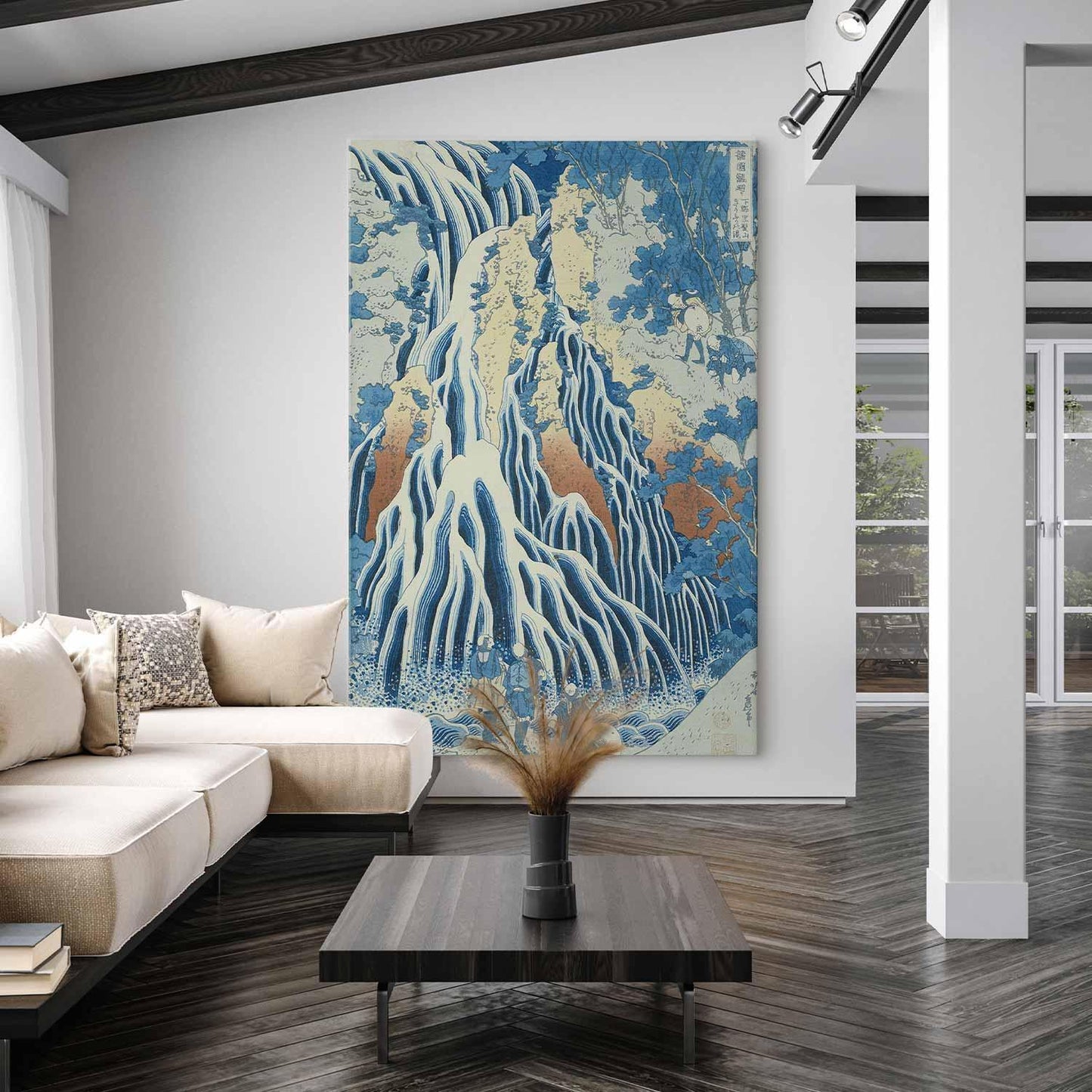 Wandbild XXL - Hokusai Katsushika – Kirifuri Waterfall at Kurokami, Shimotsuke