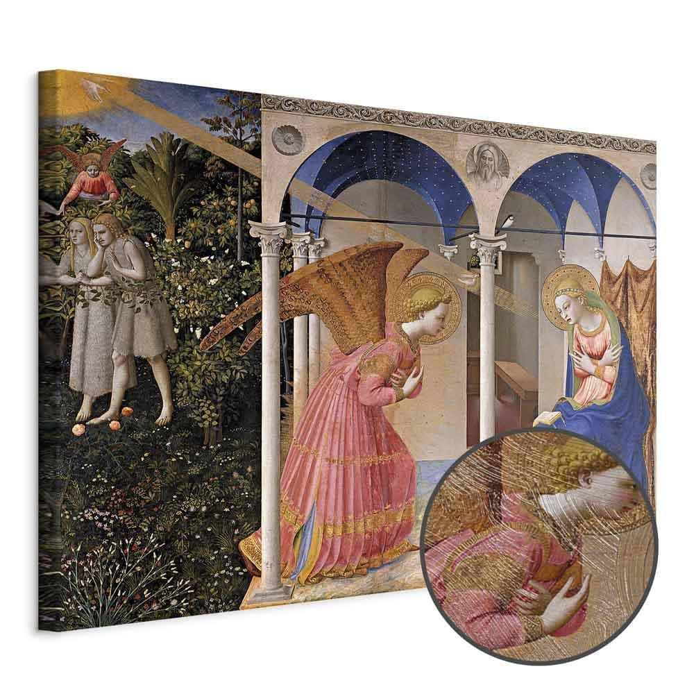 Leinwandbild - Fra Angelico – The Annunciation