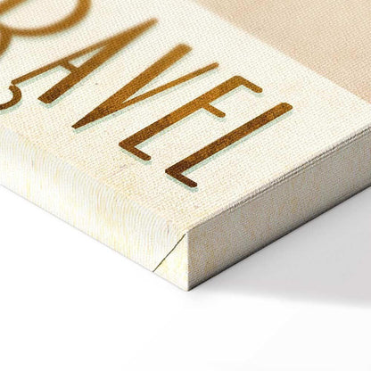 Leinwandbild - Sound Travel (1 Part) Vertical