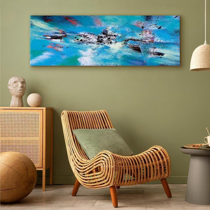 Leinwandbild - Snow Fun (1 Part) Narrow