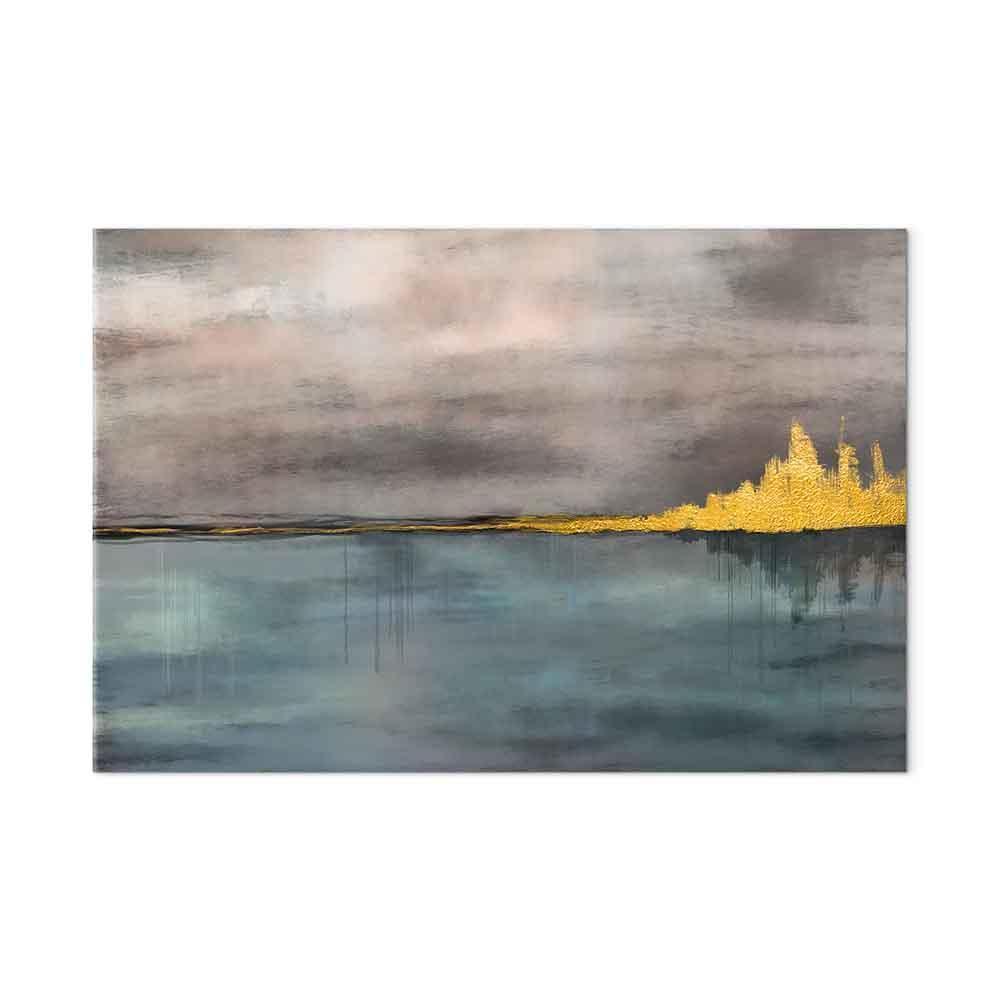 Leinwandbild - Golden City (1 Part) Wide