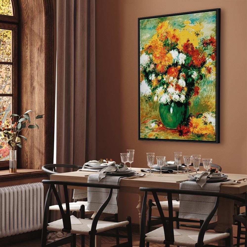 Leinwandbild - Pierre-Auguste Renoir – Chrysanthemums