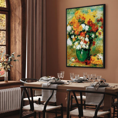 Leinwandbild - Pierre-Auguste Renoir – Chrysanthemums