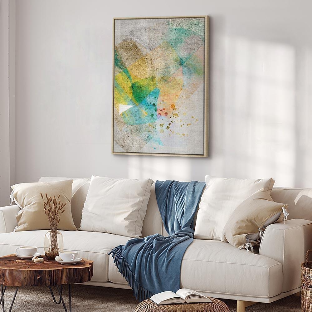 Leinwandbild - Butterfly and Dreams (1 Part) Vertical