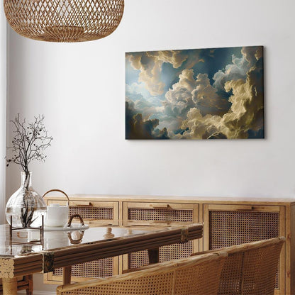 Leinwandbild - Sun and Shadows: A Theatrical Display of Nature High Above the Earth