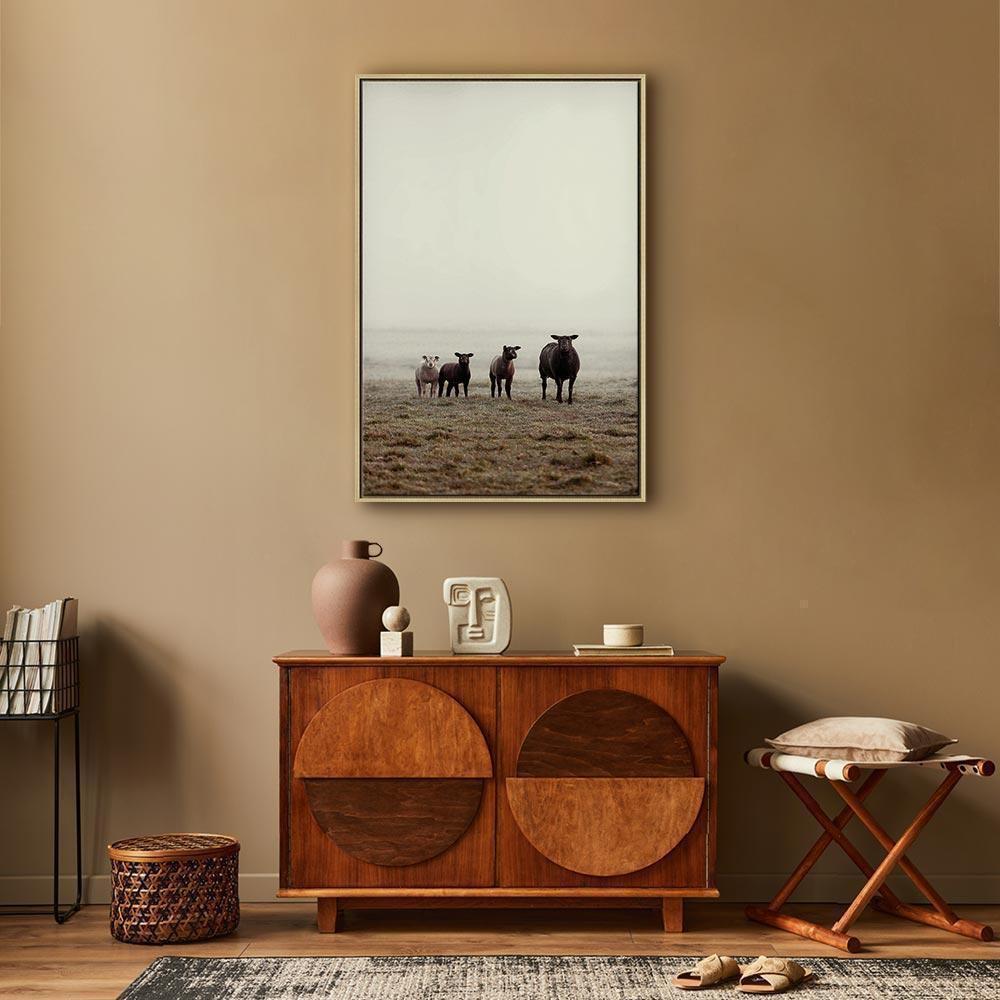 Leinwandbild - Friends in the Morning (1 Part) Vertical