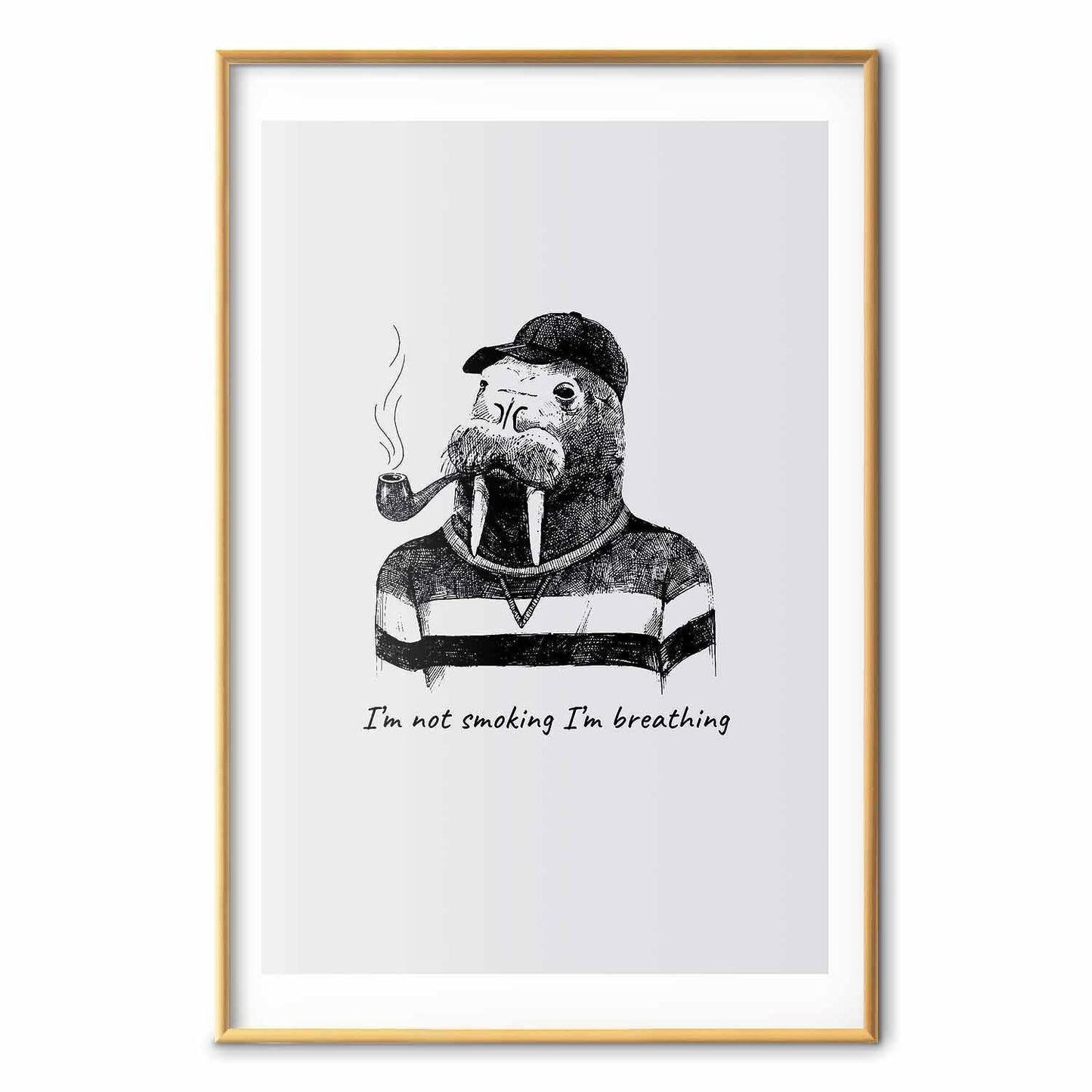 Poster - I'm Not Smoking I'm Breathing