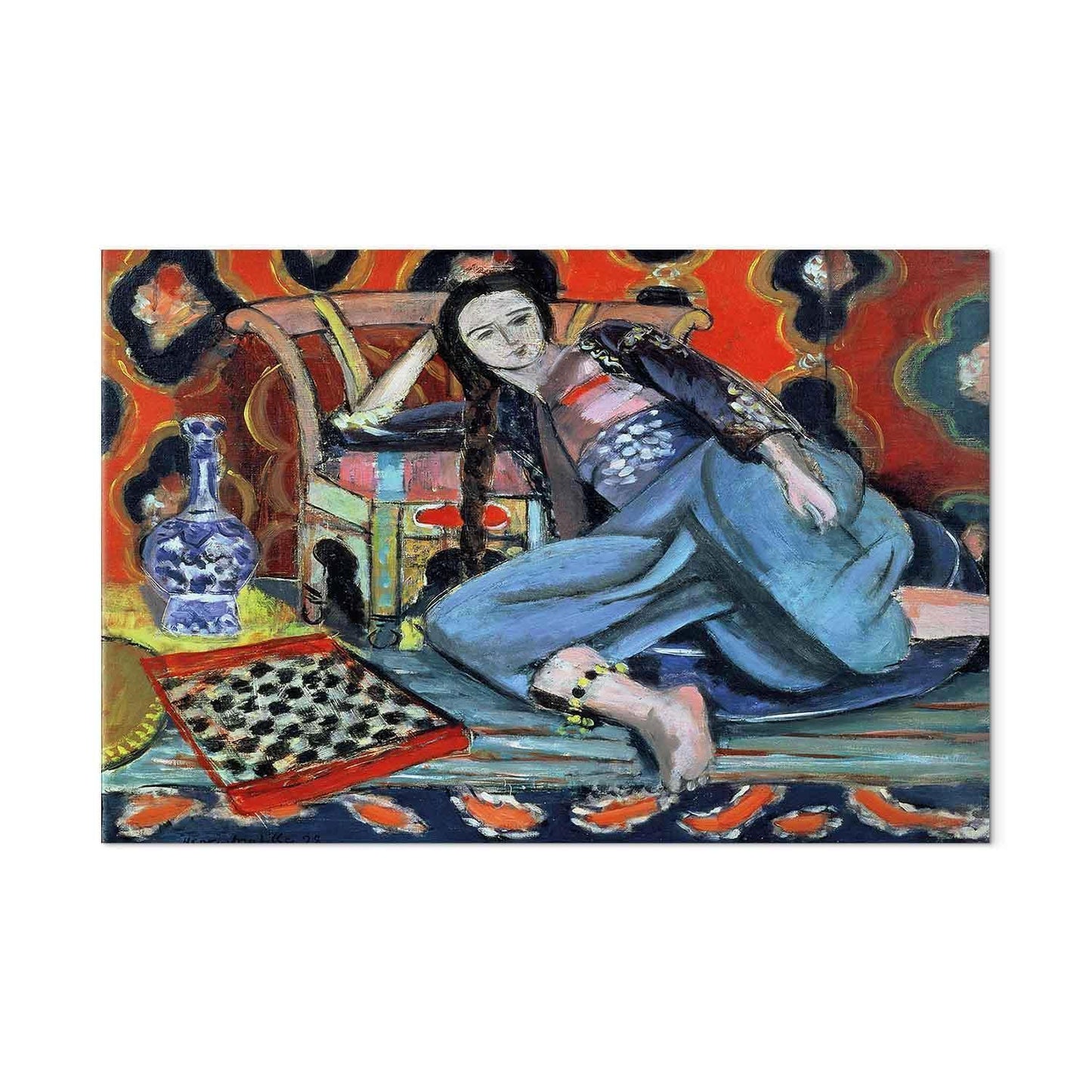 Leinwandbild - Henri Matisse – Odalisque with Turkish Chair