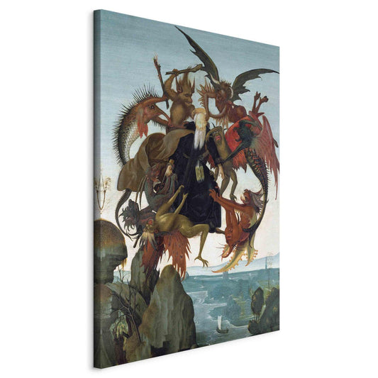 Leinwandbild - The Torment of Saint Anthony (Michelangelo) Artgeist