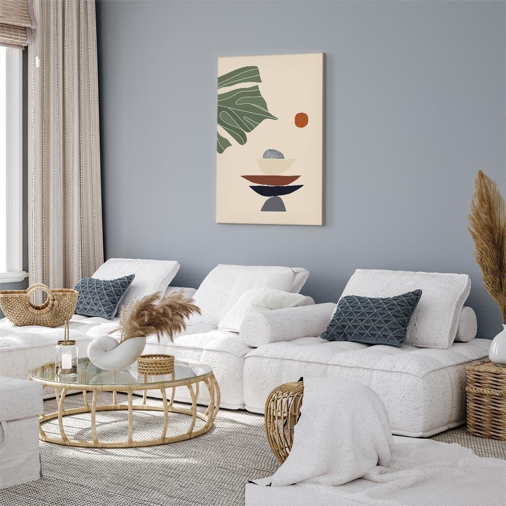 Leinwandbild - On the Sunny Terrace (1 Part) Vertical